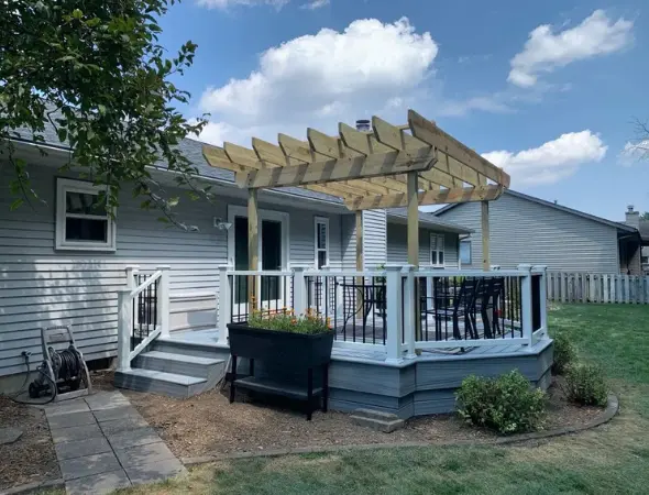 patio and pergola in Springfield, Il